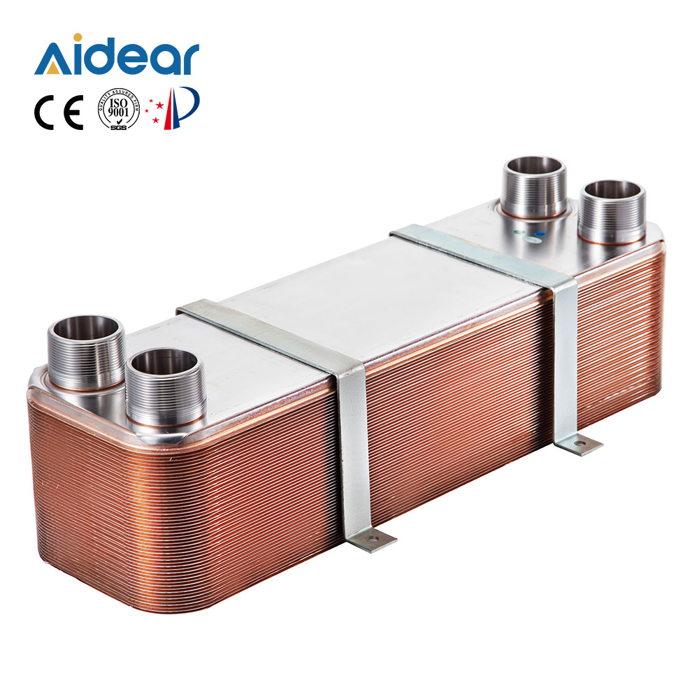 Aidear Stainless Steel plate heat exchanger with pre-cooler and separator designed for air dryer with 5HP air compressor