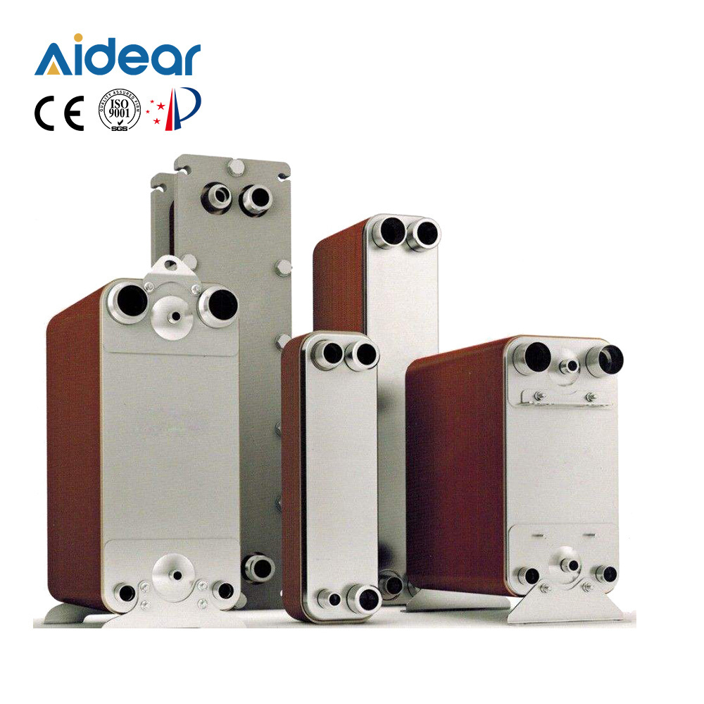 Aidear Stainless Steel plate heat exchanger with pre-cooler and separator designed for air dryer with 5HP air compressor