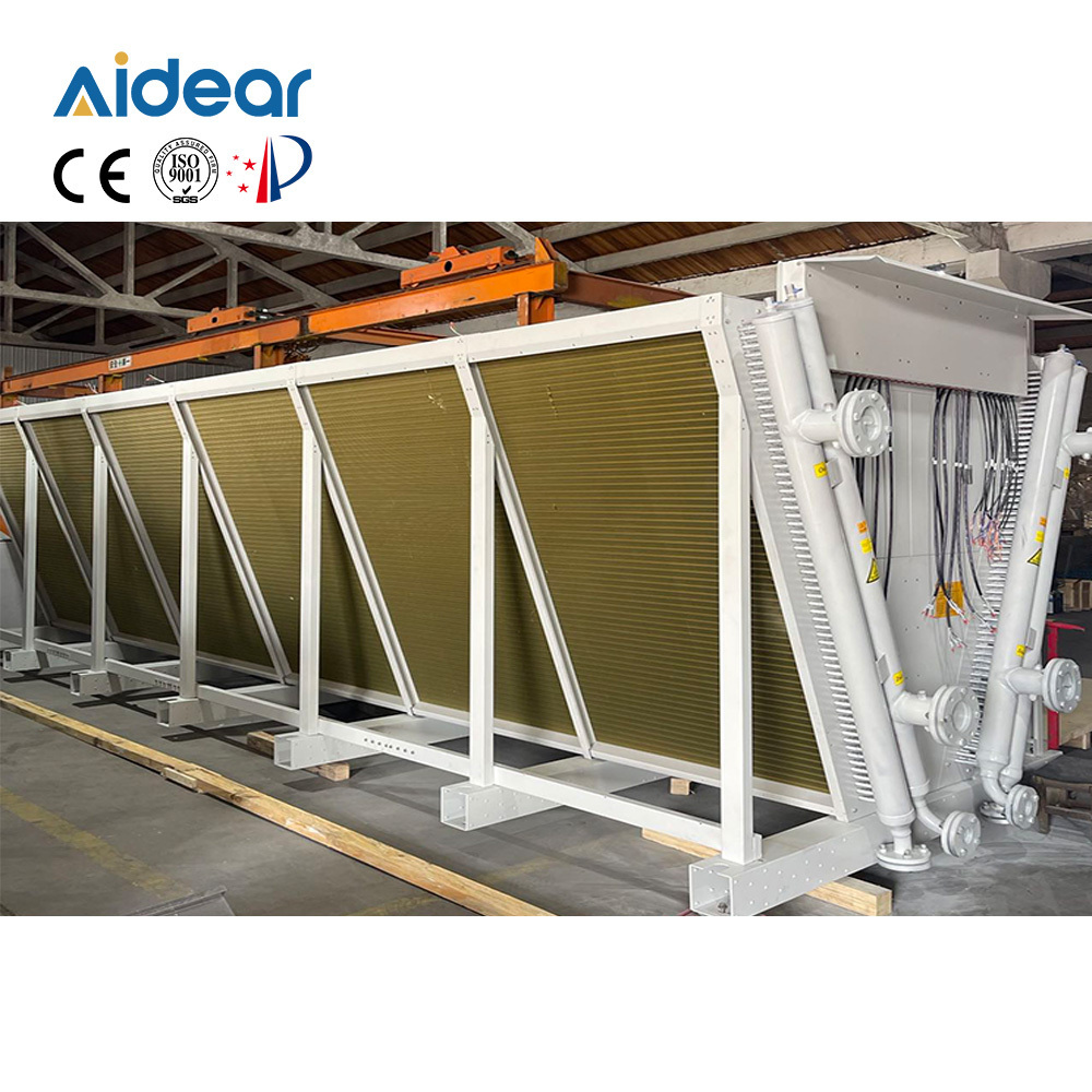 Aidear 40KW 140KW 240KW Industrial Dry Air Cooler For Water Glycol Cooling System