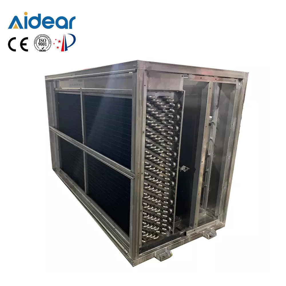 Aidear Tube Finned Air Cooled Heat Exchanger Equipment Freon Water Heat Exchangers