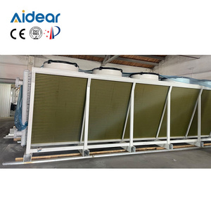 Aidear tube fin heating radiator dry cooler industrial dry cooler water with fan