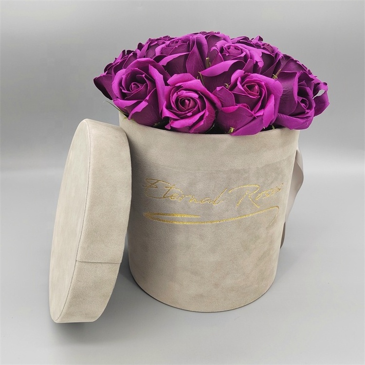 Gift Boxes Packaging Velvet Invitation Box Gorgeous Velvet Rose Box