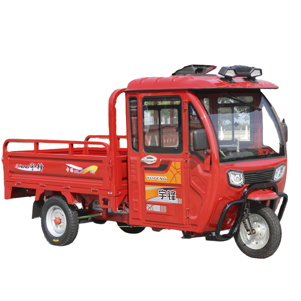 YF-FX 3 wheel electric tricycle for cargo  ,big  electric truck with big cabin