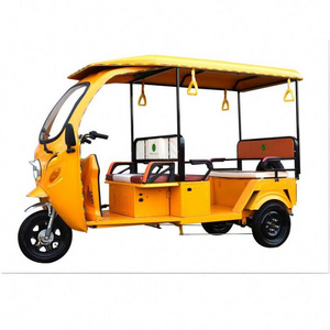 Chang li Solar energy Passenger 3 Wheel Auto Rickshaw Six Passenger Electric Tricycle Taxi with solar panel hybrid power