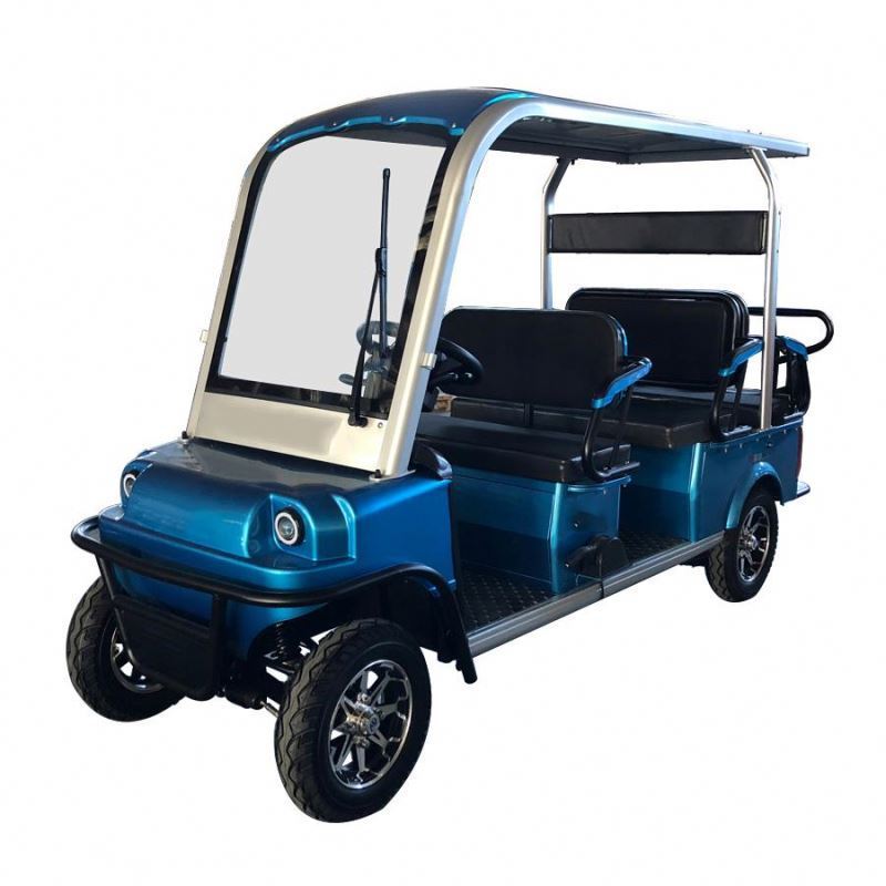 Popular Chang li 6 seater 48V mini electric golf cart Mini Tour Bus Tourist Shuttle Sightseeing Car golf buggy made in china