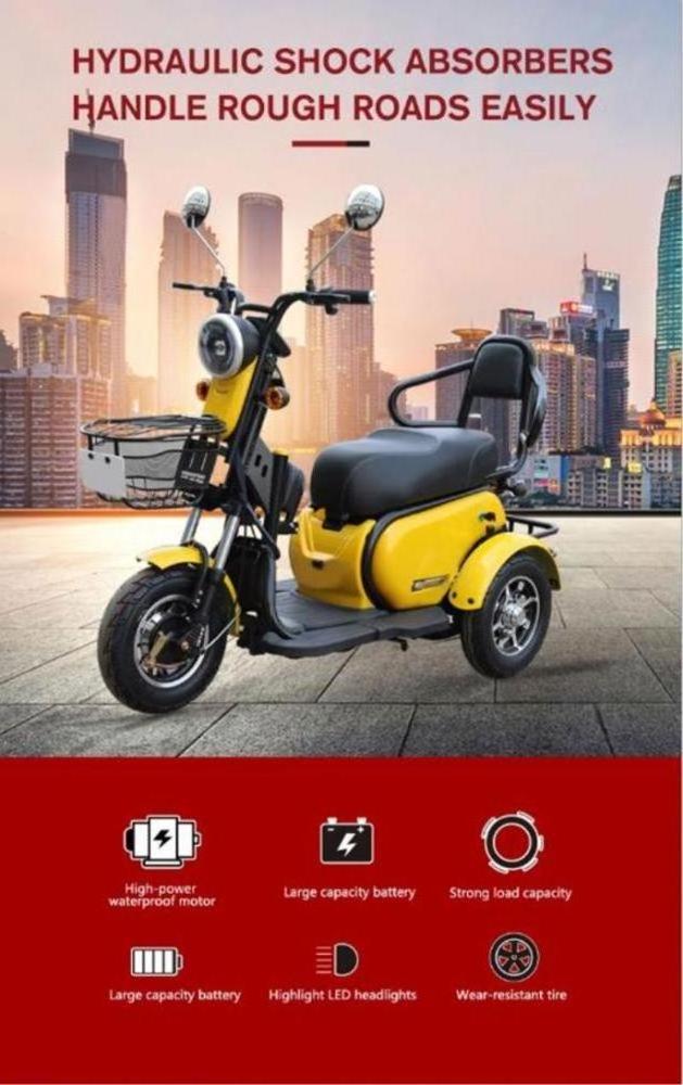 Chang li solar electric tricycle 3 wheel motorcycle price/power battery passenger tricycle