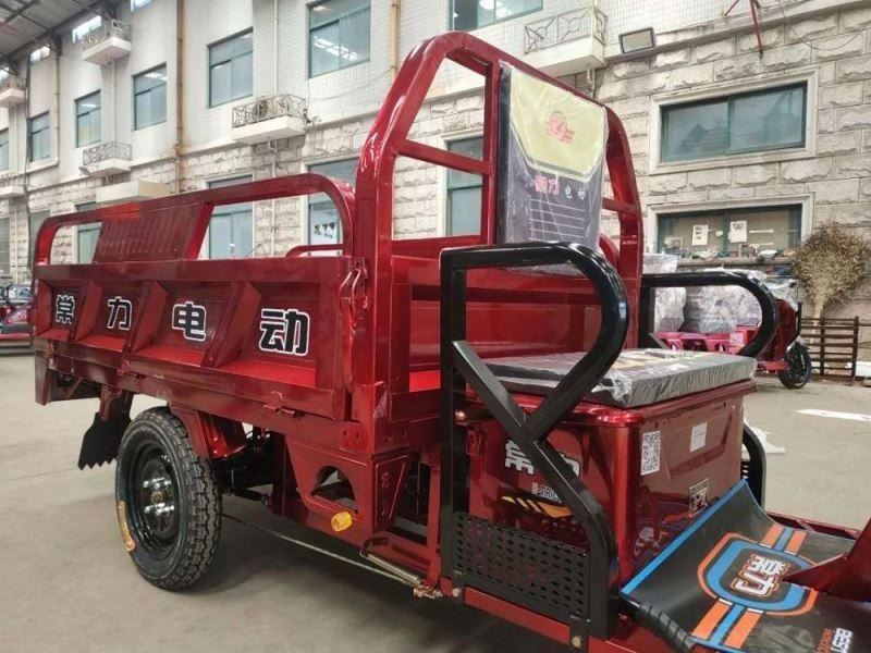 Chang li China Factory electric Cargo Tricycle Three Wheel Motorcycle Front Loading Van Cabin with Tool Box