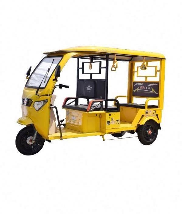 Chang li China New Model3 Wheel Tricycle Taxi Moto Bajaj Tuk Rickshaw For Sale Enclosed Cabin Tricycle