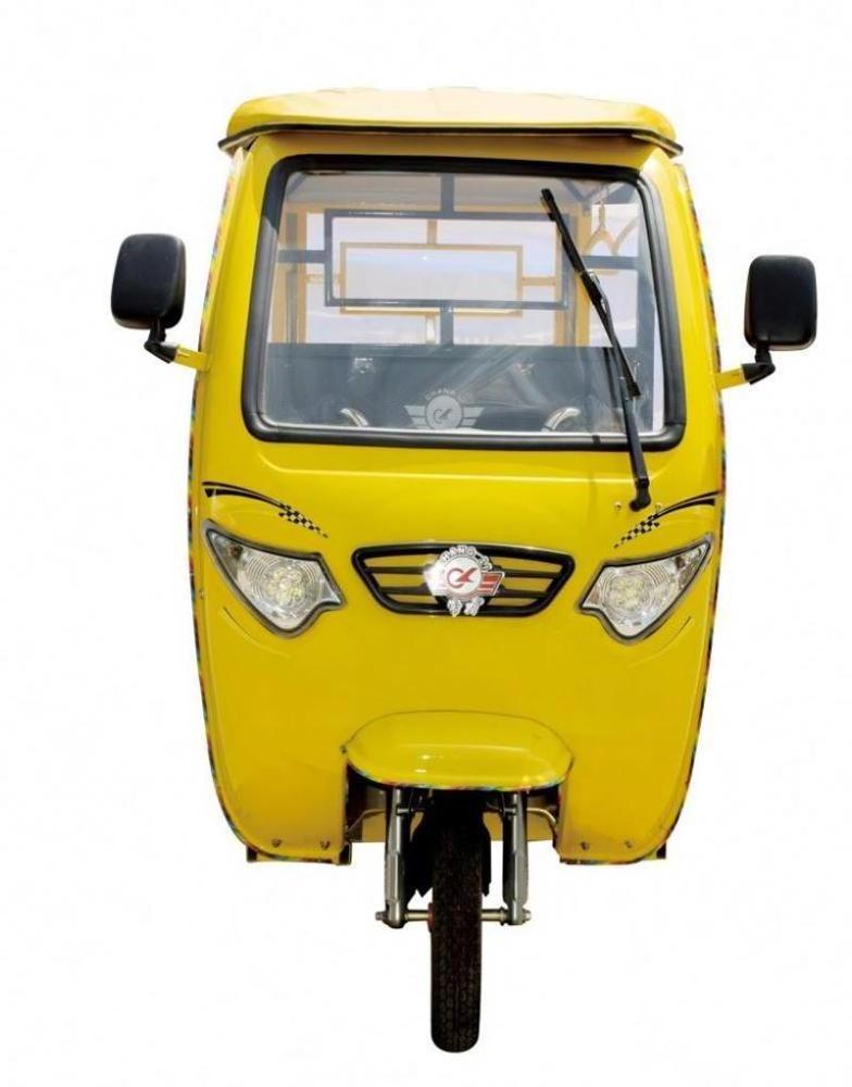 Chang li China New Model3 Wheel Tricycle Taxi Moto Bajaj Tuk Rickshaw For Sale Enclosed Cabin Tricycle