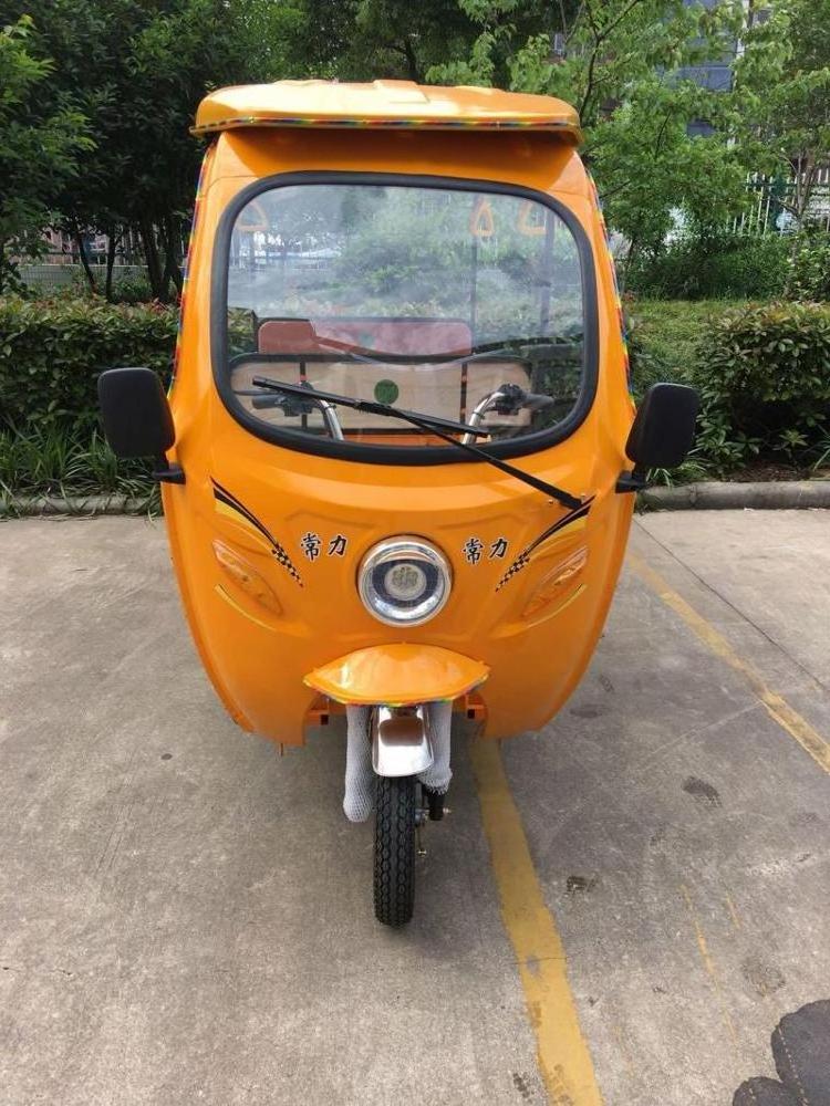 Chang li Solar energy Passenger 3 Wheel Auto Rickshaw Six Passenger Electric Tricycle Taxi with solar panel hybrid power