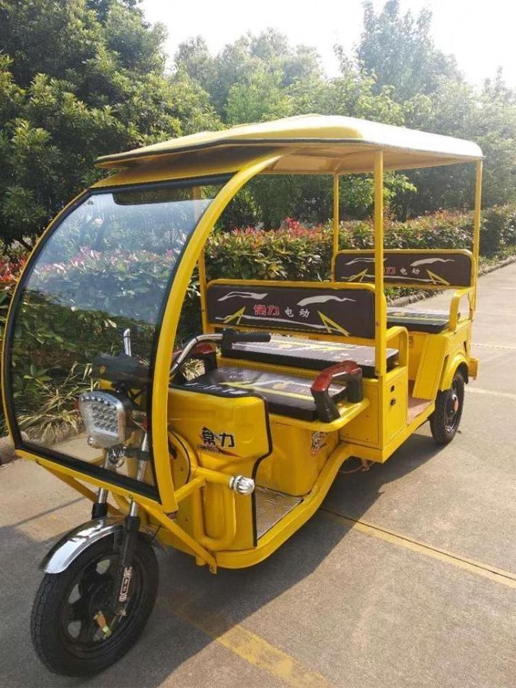 Chang li Three Wheel Pedal Motorcycle Taxi Bike Electric Tricycle Passenger Bajaj Moto Taxi