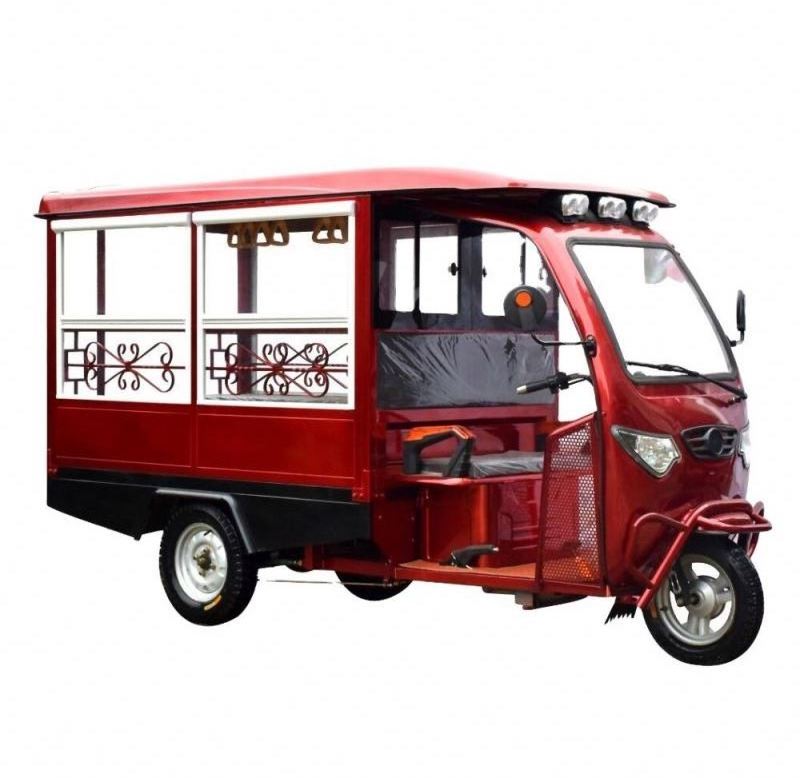 Chang li 1500w Hot sale 9 seats Electric Tricycle travelling taxi made in china