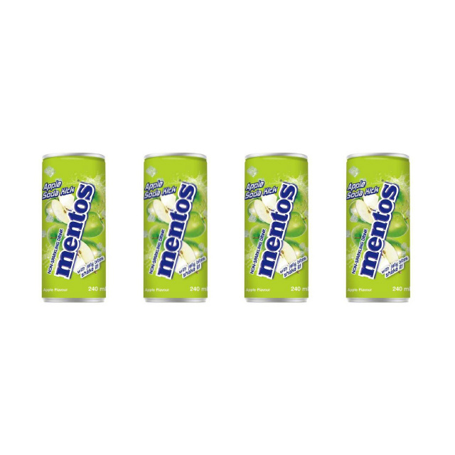 Apple SodaKick 240 ml drinks Refreshing still lemonade with jelly pieces  apple flavour drinks