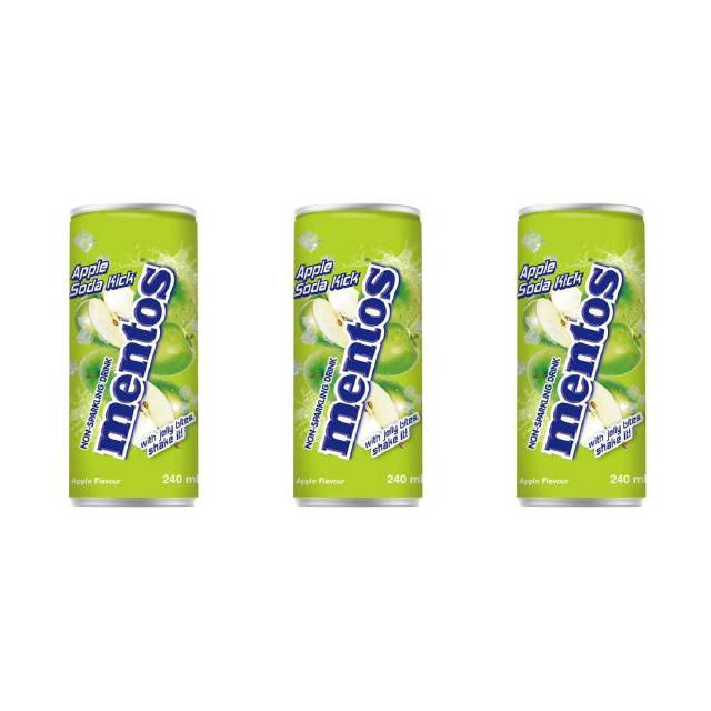 Apple SodaKick 240 ml drinks Refreshing still lemonade with jelly pieces  apple flavour drinks