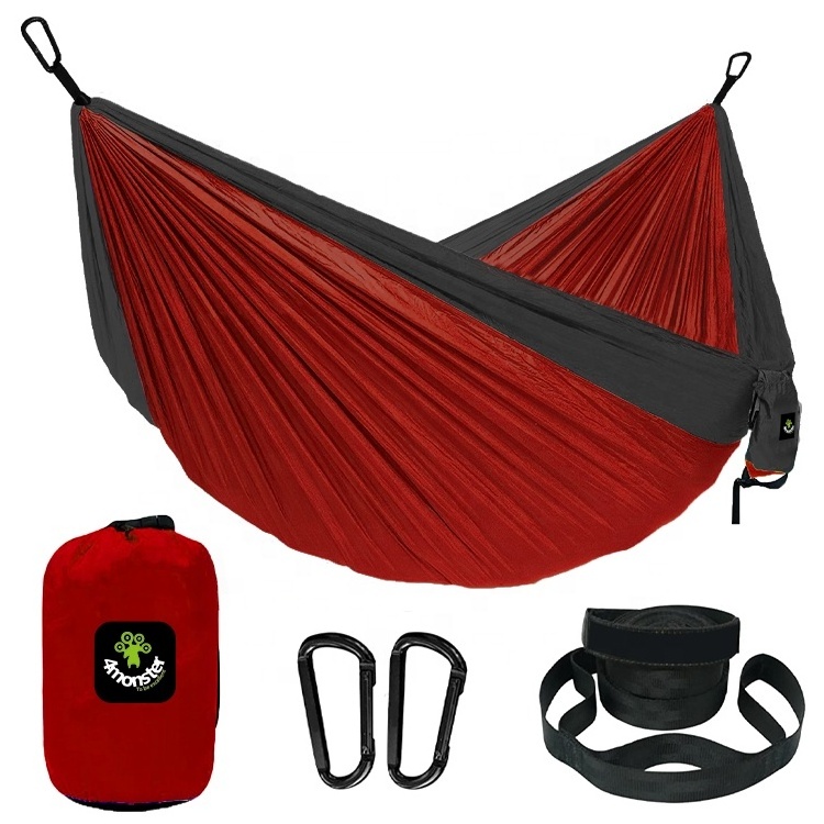 Outfitters Camping Hammock  Portable Hammock Single or Double Hammock Camping Accessories for Outdoor, Indoor / Tree Straps