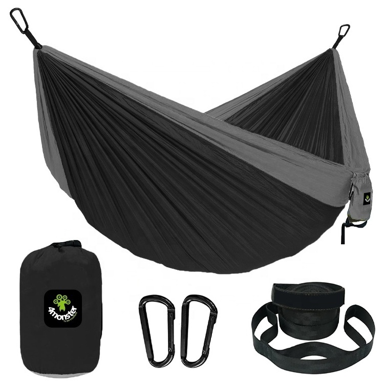 Outfitters Camping Hammock  Portable Hammock Single or Double Hammock Camping Accessories for Outdoor, Indoor / Tree Straps