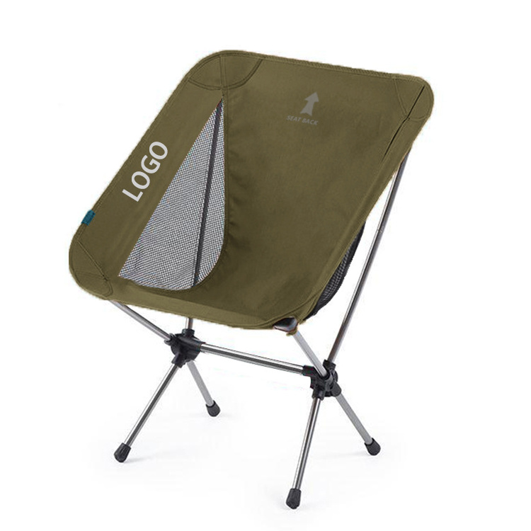 Outdoor Aluminium Frame Compact Ultralight Folding Beach Chair Reclining Portable Camping Chair