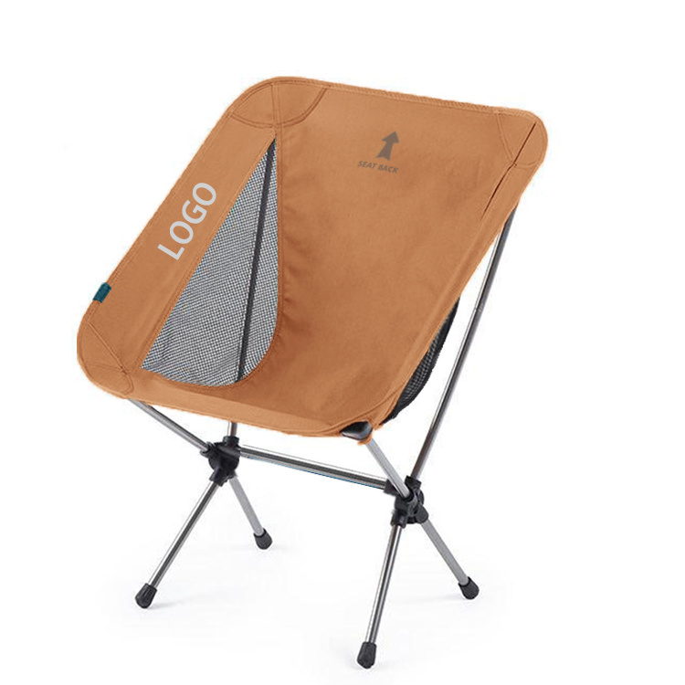 Outdoor Aluminium Frame Compact Ultralight Folding Beach Chair Reclining Portable Camping Chair