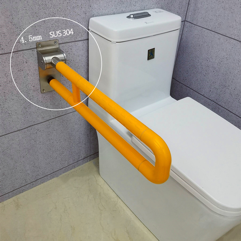 Elderly Toilet Accessories Barrier-Free Handrails Foldable Wall Mounted Safety Grab Rails Bathroom Grab Bars For Handicapped