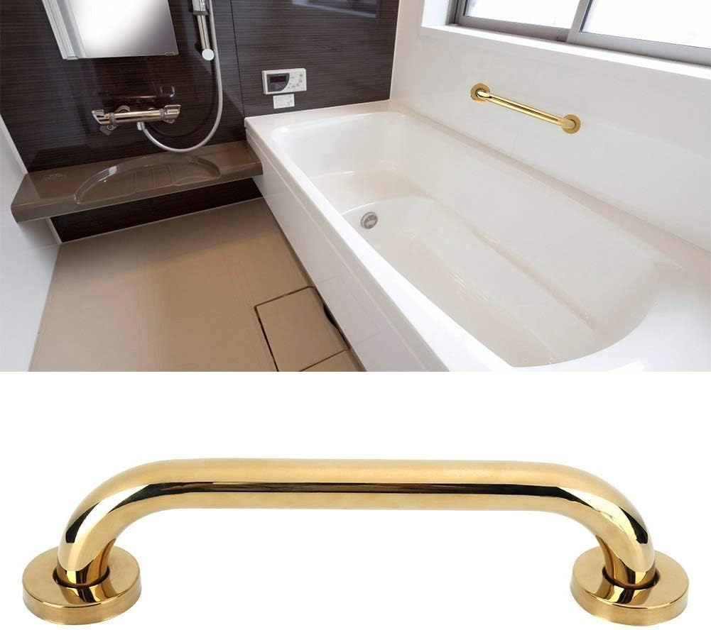 Custom Gold Bar Stainless Steel Anti Slip Grab Bars Disabled Grab Bar For Elderly Bathroom Safety Grab Rail