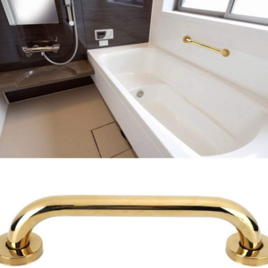 Custom Gold Bar Stainless Steel Anti Slip Grab Bars Disabled Grab Bar For Elderly Bathroom Safety Grab Rail