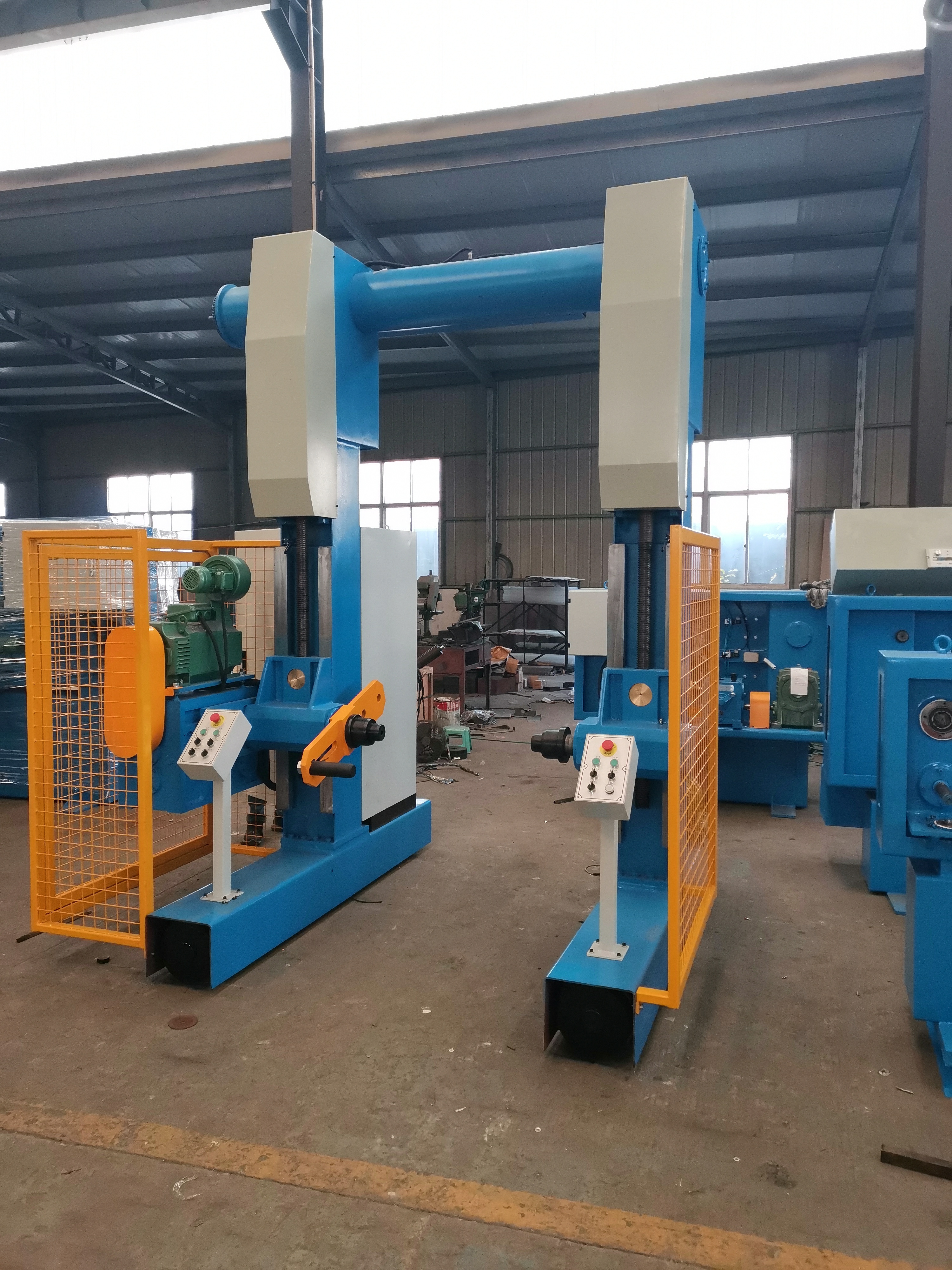 Gantry Pay-Off Frame Automatic Changer Pay-Off Stand For Cable Wire Take Up Machine