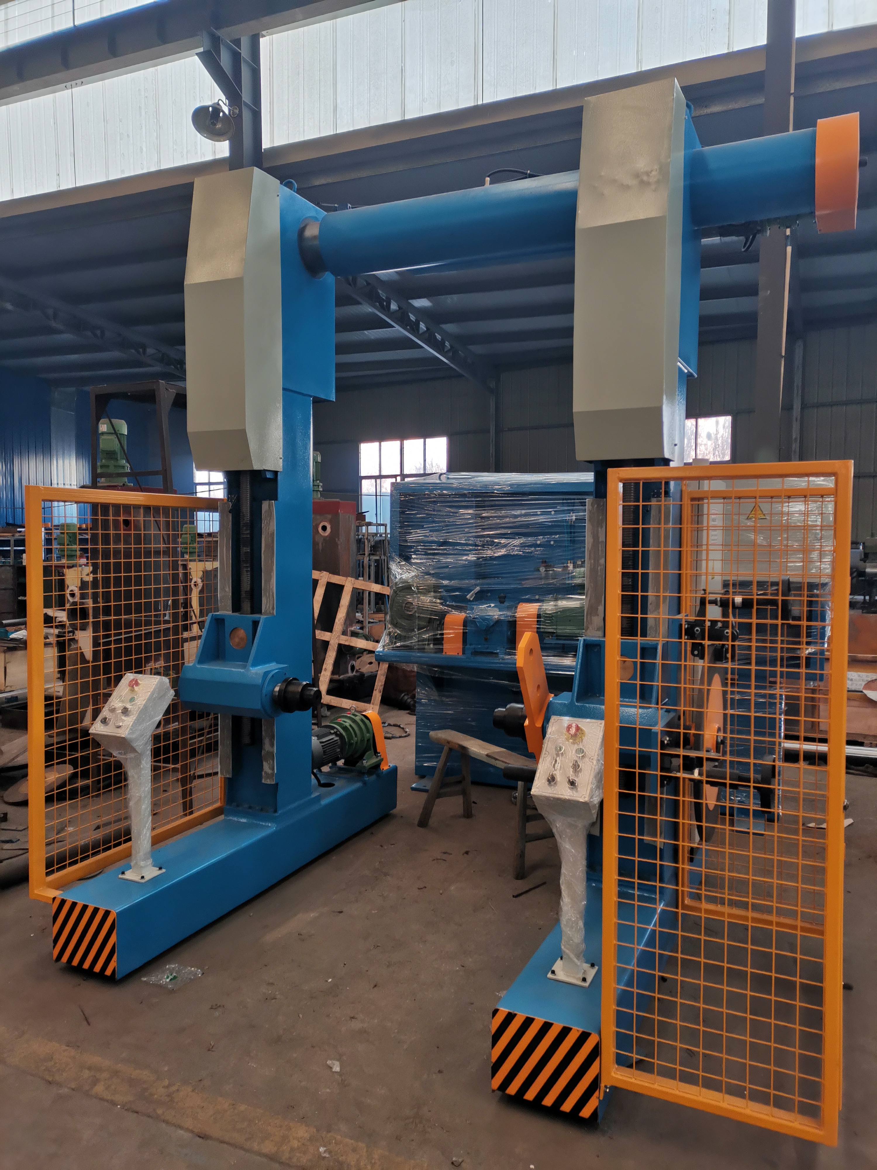 Gantry Pay-Off Frame Automatic Changer Pay-Off Stand For Cable Wire Take Up Machine