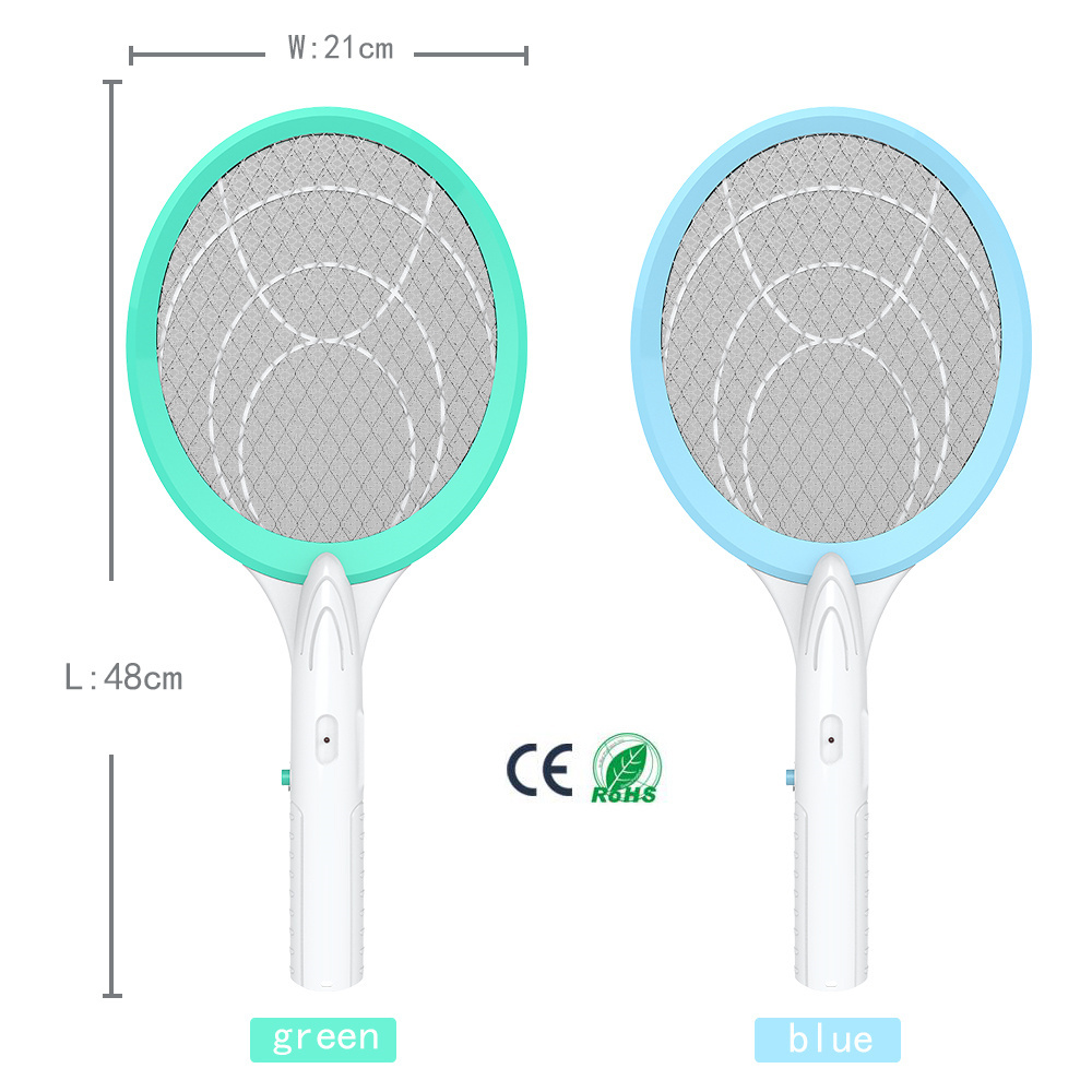 Korea Battery Operated Bug Zapper  double control Electric Mosquito Killing Bat Swatter Racket Pest Repeller