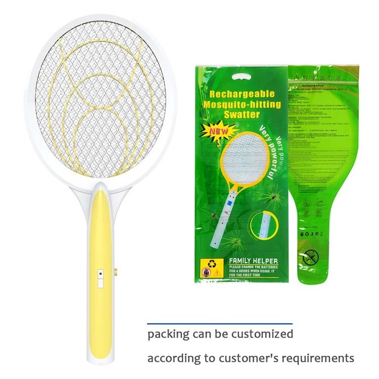 Customized Mosquito Killer Racket Bug Zapper Mosquito Bats Rechargeable Electric Fly Swatter