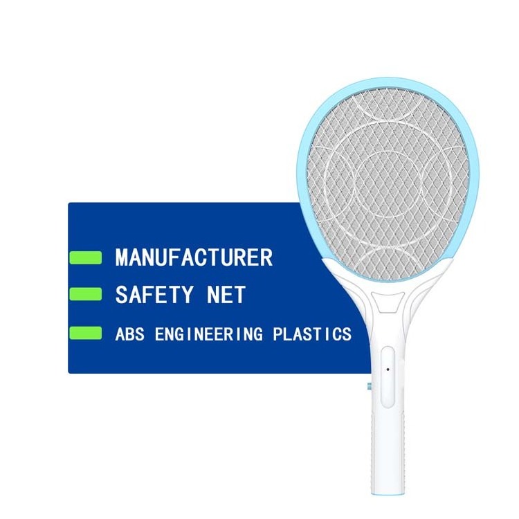 2023 Double Control Lithium Battery Fly Killer Electronic Mosquito Swatter Bug Zappers Mosquito Killing Bat Swatter Racket