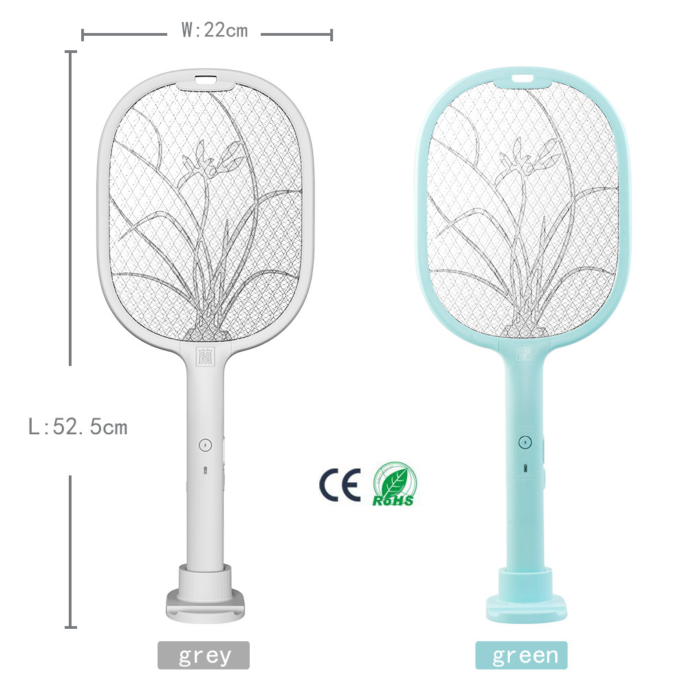 Newest Design Top Durable Good Quality Mosquito Racket Electric Indoor Fly Swatter UV Lamp USB Insect Trap