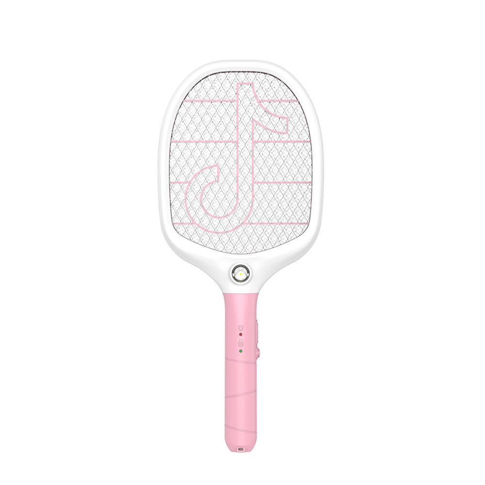 2022 Hot Electric Mosquito Swatter Rechargeable Mosquito Racket Outdoor Mosquito Zapper Flying Swatter Bug Zapper for Home 2pcs