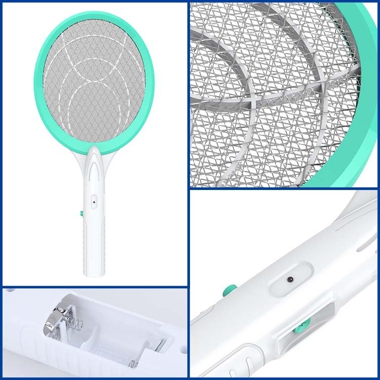 2023 Newest Design Factory Offered Double Control Switch Fly Killer Mosquito Killer Swatter Mosquito Zapper