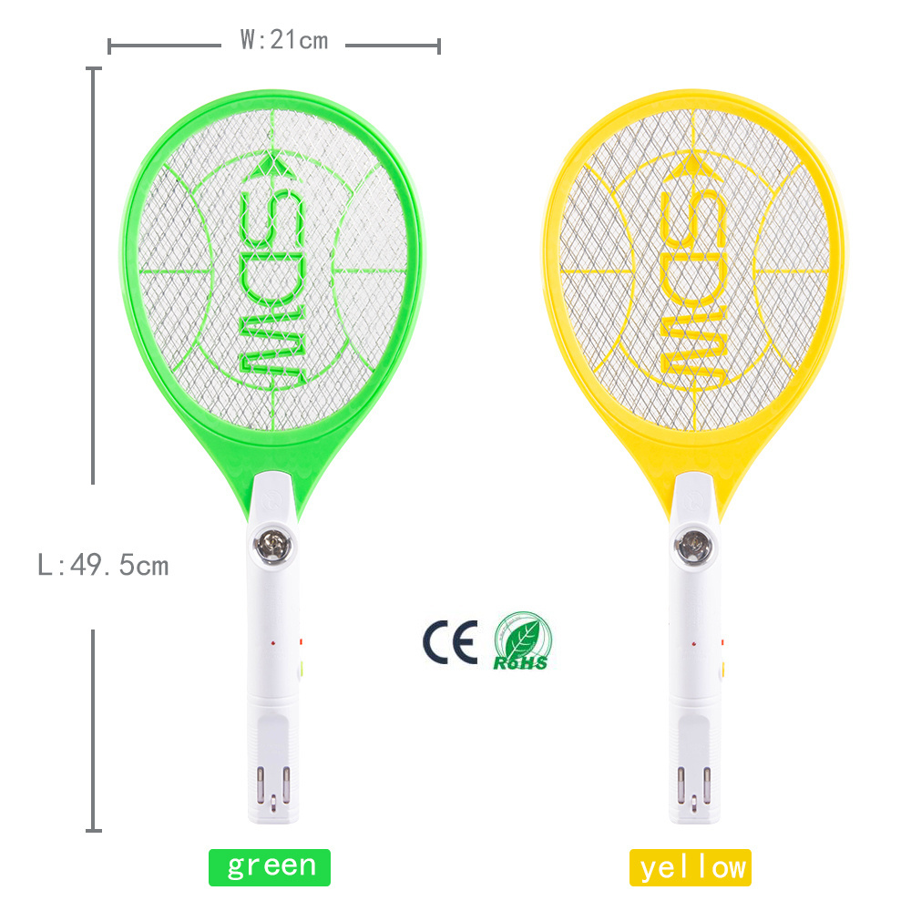 Factory Manufacture Flat Swat Rechargeable Bug Zapper Pest Control Mosquito Killer Lamp Mosquito Racket