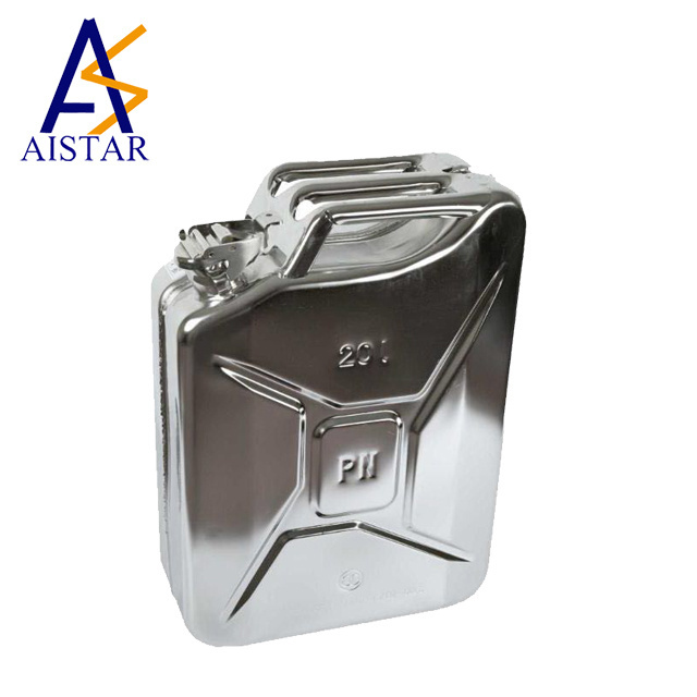 Hot sale 20L stainless steel 304 & 316  petrol oil jerry can