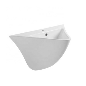 Modern Style Easy To Clean Wall Hung Basin Triangular Bathroom Wall Hung Mounted Wash Hand Basin Sink S-507-1