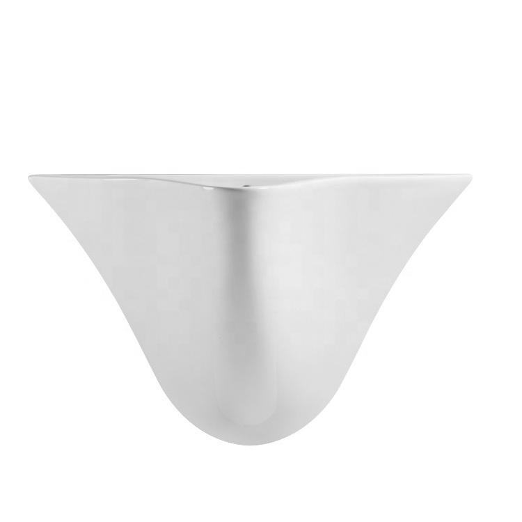 Modern Style Easy To Clean Wall Hung Basin Triangular Bathroom Wall Hung Mounted Wash Hand Basin Sink S-507-1