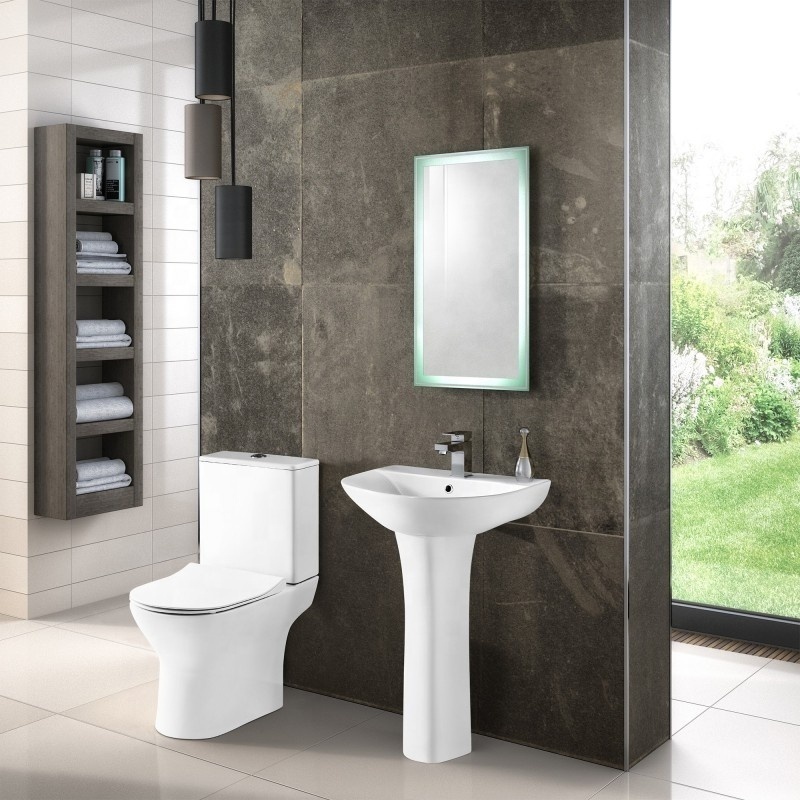 Bathroom Sanitary Ware Africa Ceramic Floor Mounted Dual-flush Two Piece Wc Toilet Bowl