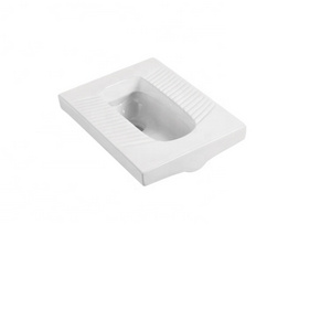 Chaozhou Sanitary Ware Ceramic Toilet Bathroom Squat pan Reliable Market Price Embedded installation Squatting Pan S-C5