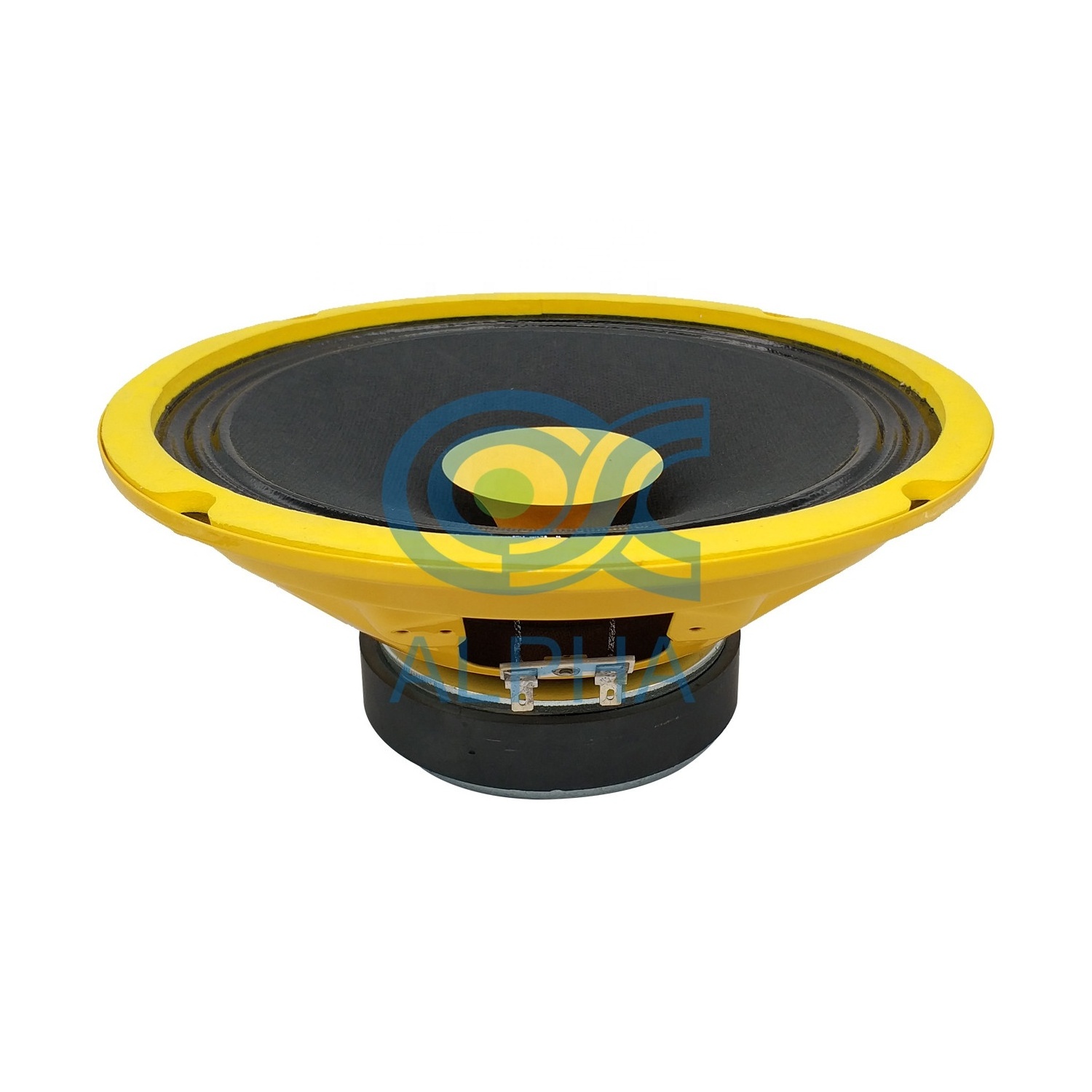 8 inch audio box speaker unit HIFI music loudspeaker 20 watt tweeter fullrange woofer powered subwoofer with yellow frame gasket