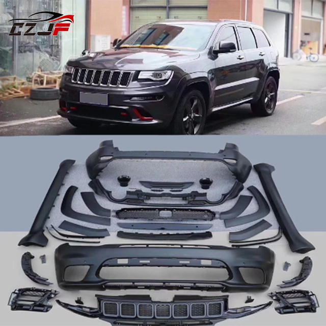 SRT8 STYLE CAR AUTO PARTS BODY KIT FOR JEEP GRAND CHEROKEE 2017