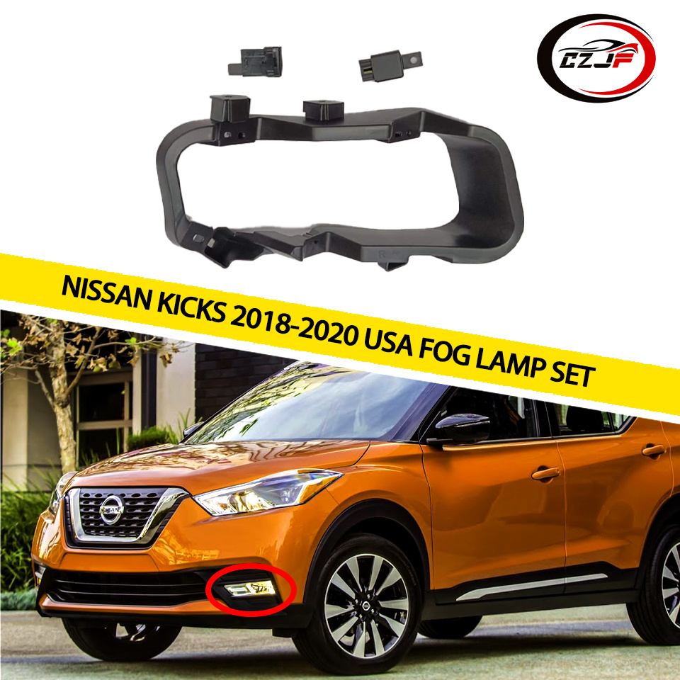 Car Parts Foglight Fog light USA Fog Lamp Set For Nissan Kicks Fog Light 2018 2019 2020