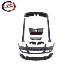 CZJF Front Rear Bumper Grille For Volkswagen VW GOLF 5 MK5 Upgrade to 2004 2005 2006 2007 2008 Golf 5 GTI  R32 Body Kit