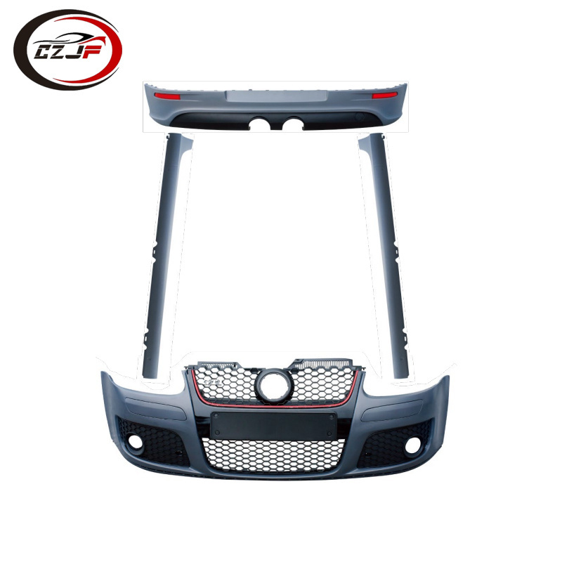 CZJF Front Rear Bumper Grille For Volkswagen VW GOLF 5 MK5 Upgrade to 2004 2005 2006 2007 2008 Golf 5 GTI  R32 Body Kit