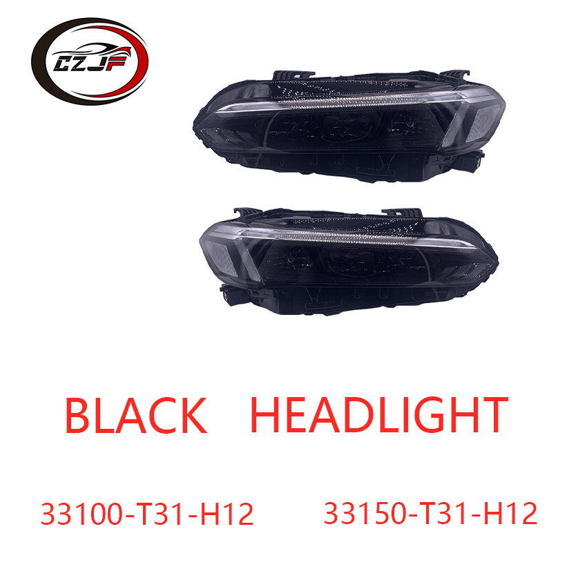 CZJF New Auto Parts White Black Left Front Driving Headlights Led Headlight For Honda Civic LE SE USA 2022 2023 33100-T31-H52