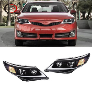 CZJF Middle East type Head Light For Toyota Camry 2012 2013 2014 Head Lamp Q5 Lens Reflective Bowl