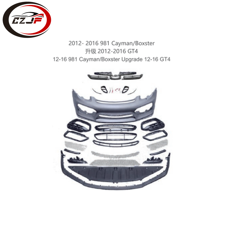 CZJF Front Bumper Assy Body Kits For Porsche Cayman Boxster 981 2012-2016 Upgrades 2012-2016 GT4