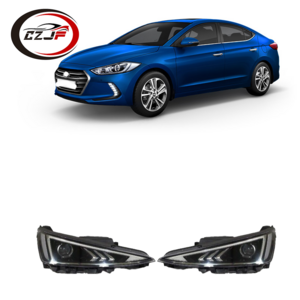 CZJF Factory Price Auto Parts Grille Front Bumper Hood Mirror Fog Light Taillight Headlight For Hyundai Elantra 2018 2019 2024