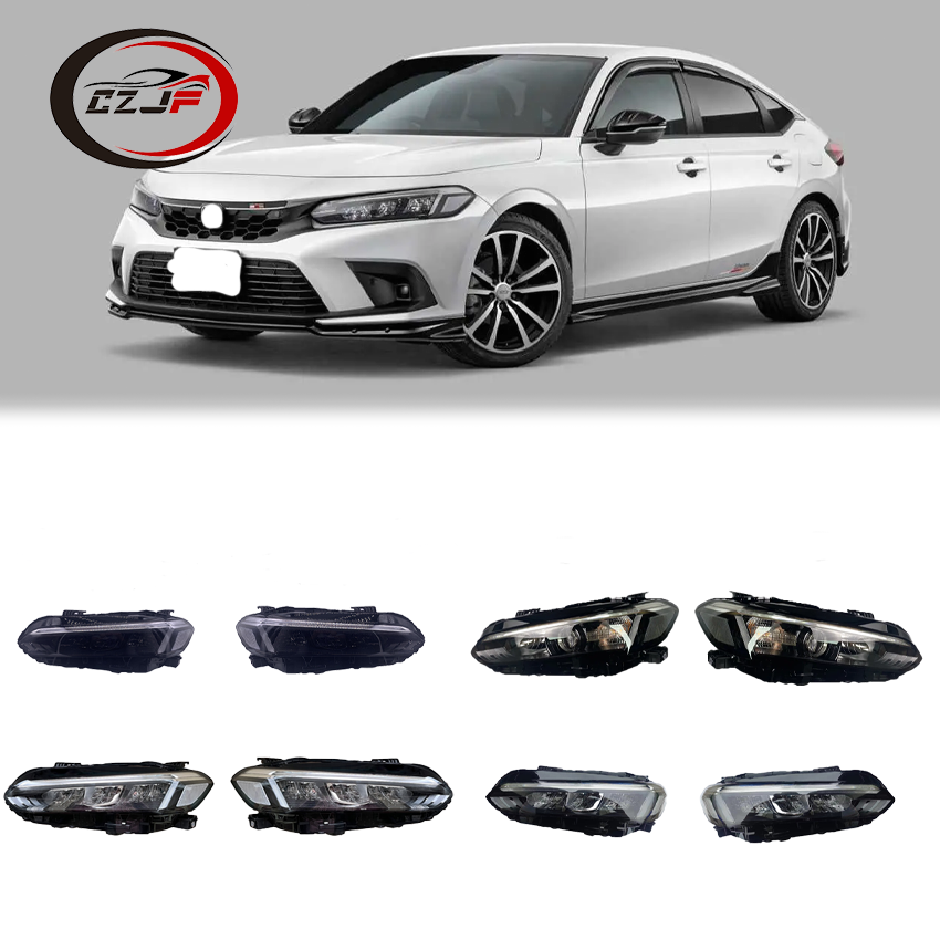 CZJF New Auto Parts White Black Left Front Driving Headlights Led Headlight For Honda Civic LE SE USA 2022 2023 33100-T31-H52