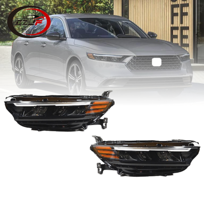 CZJF Car Front Light Left And Light Drive Headlamp LED Car Headlight For Honda Accord 2023 2024